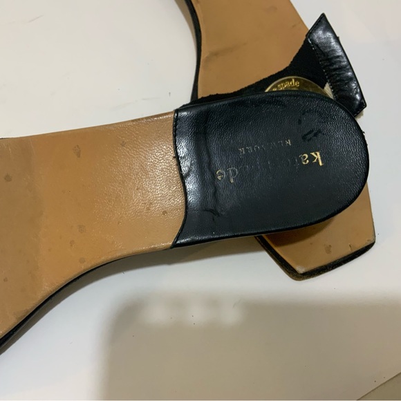 Kate Spade Sandals black and cream size 9B - Picture 4 of 10